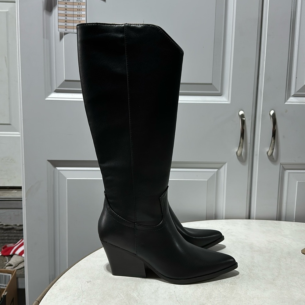 Indigo Road Knee High Boots-Black